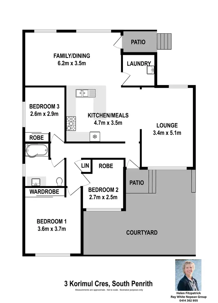 Floorplan of Homely house listing, 3 Korimul Crescent, South Penrith NSW 2750