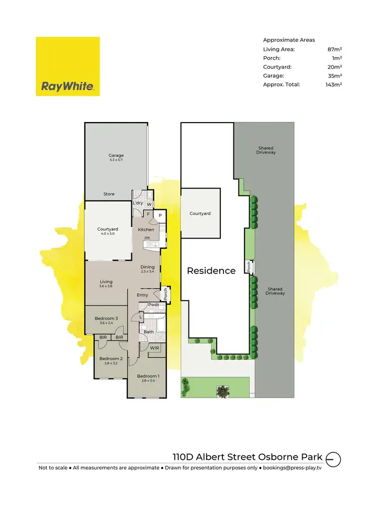 Floorplan of Homely villa listing, 110D Albert Street, Osborne Park WA 6017