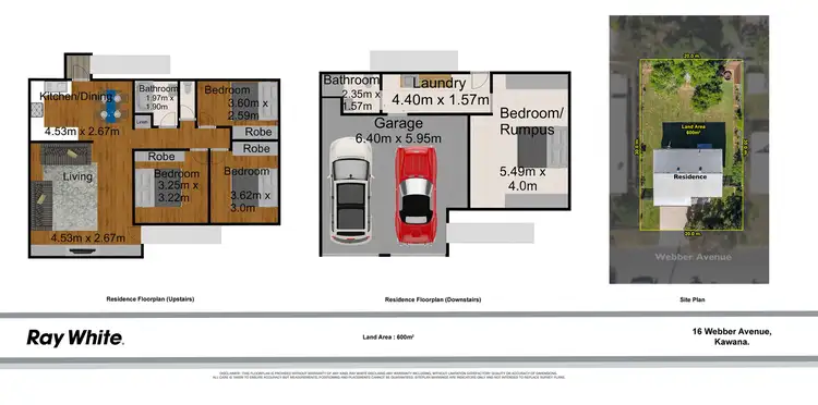 Floorplan of Homely house listing, 16 Webber Avenue, Kawana QLD 4701