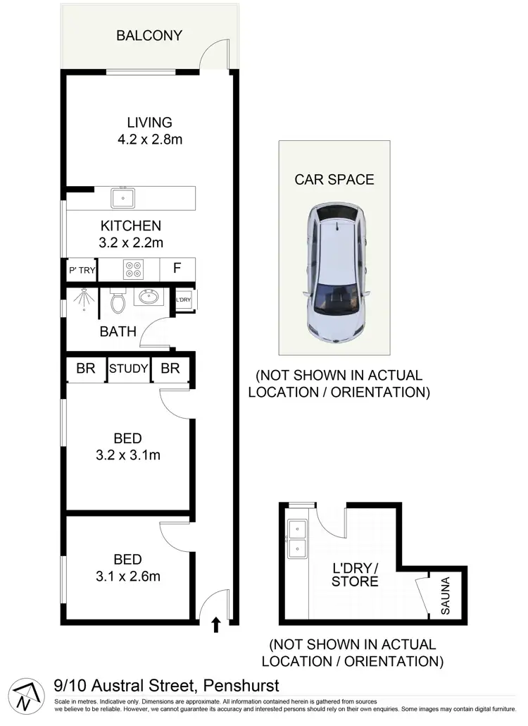Floorplan of Homely apartment listing, 9/10 Austral Street, Penshurst NSW 2222