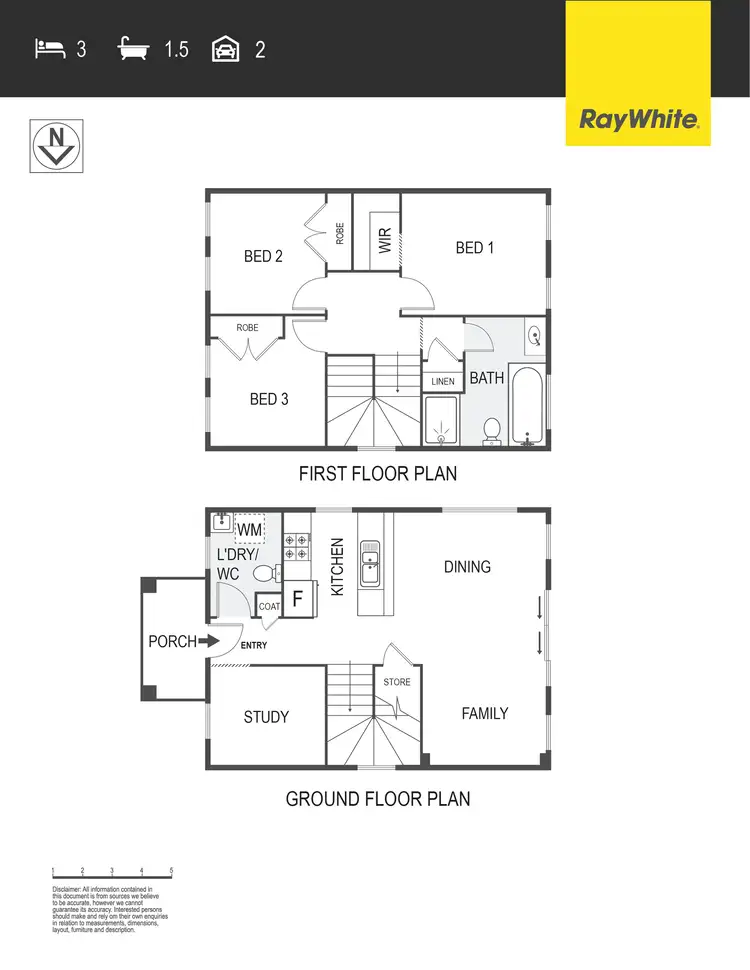 Floorplan of Homely house listing, 174 Oodgeroo Avenue, Franklin ACT 2913