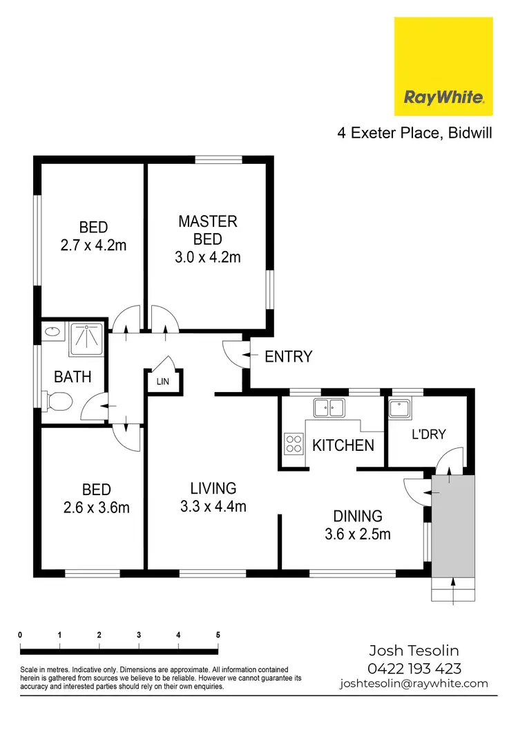 Floorplan of Homely house listing, 4 Exeter Place, Bidwill NSW 2770