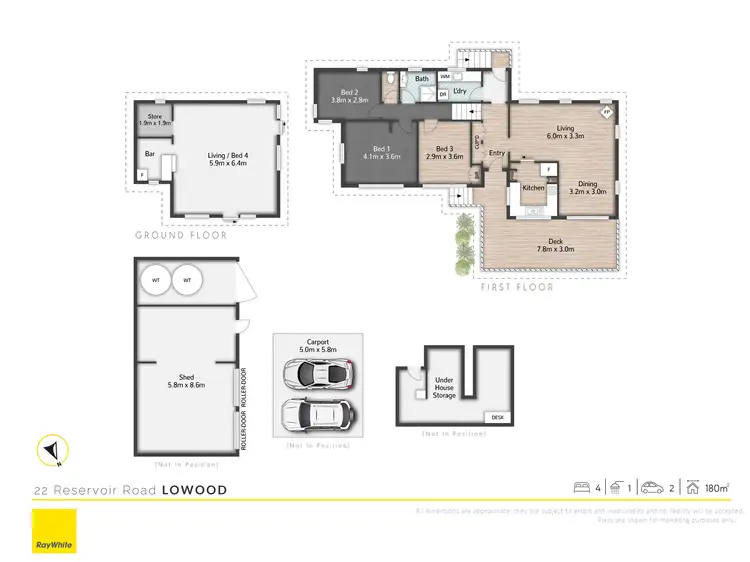 Floorplan of Homely house listing, 22 Reservoir Road, Lowood QLD 4311