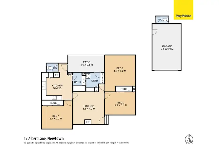 Floorplan of Homely house listing, 17 Albert Lane, Newtown QLD 4350