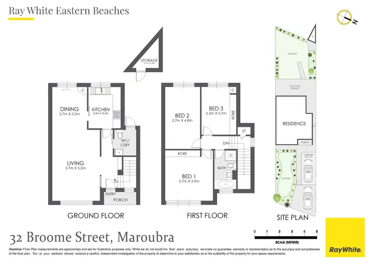 Floorplan of Homely house listing, 32 Broome Street, Maroubra NSW 2035