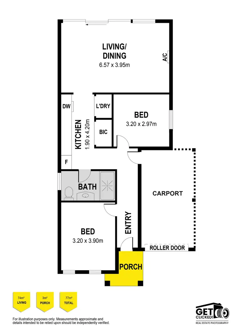 Floorplan of Homely house listing, 4 Palm Court, Mccracken SA 5211