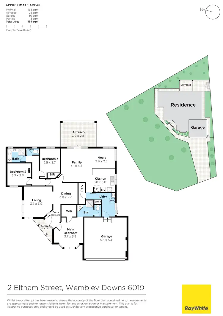 Floorplan of Homely house listing, 2 Eltham Street, Wembley Downs WA 6019