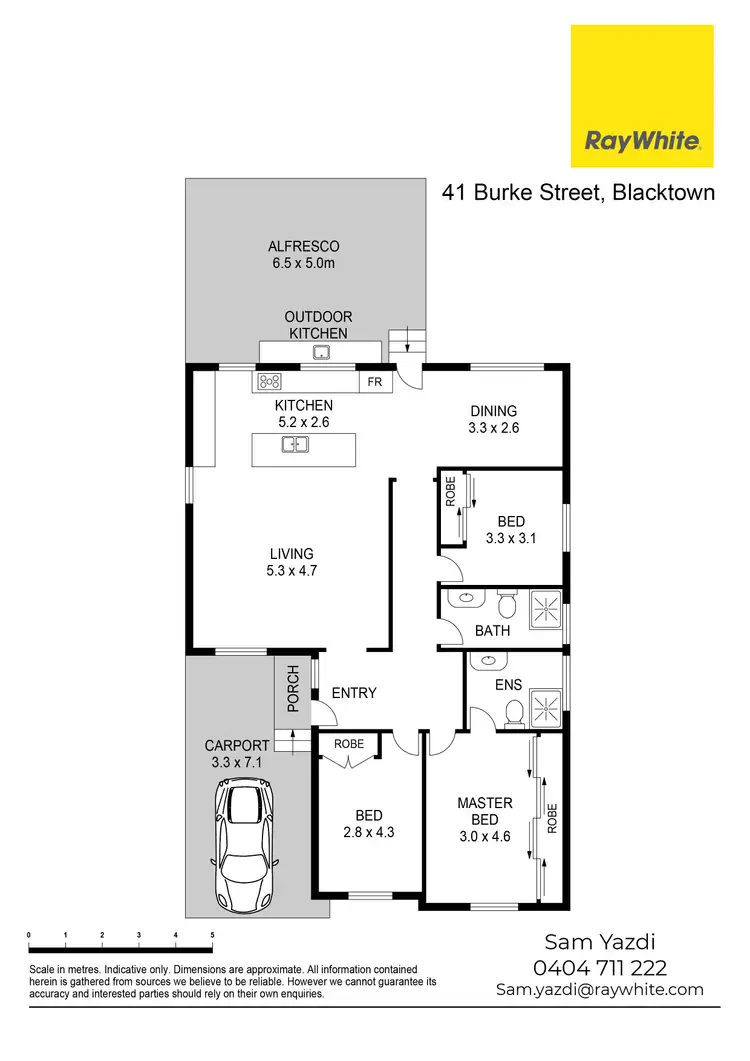 Floorplan of Homely house listing, 41 Burke Street, Blacktown NSW 2148