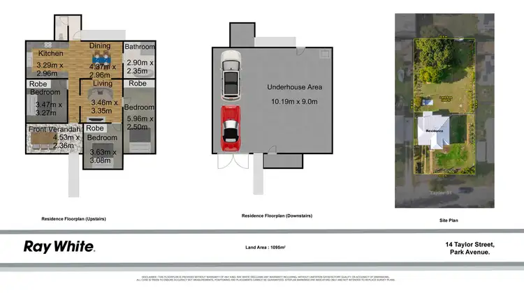 Floorplan of Homely house listing, 14 Taylor Street, Park Avenue QLD 4701