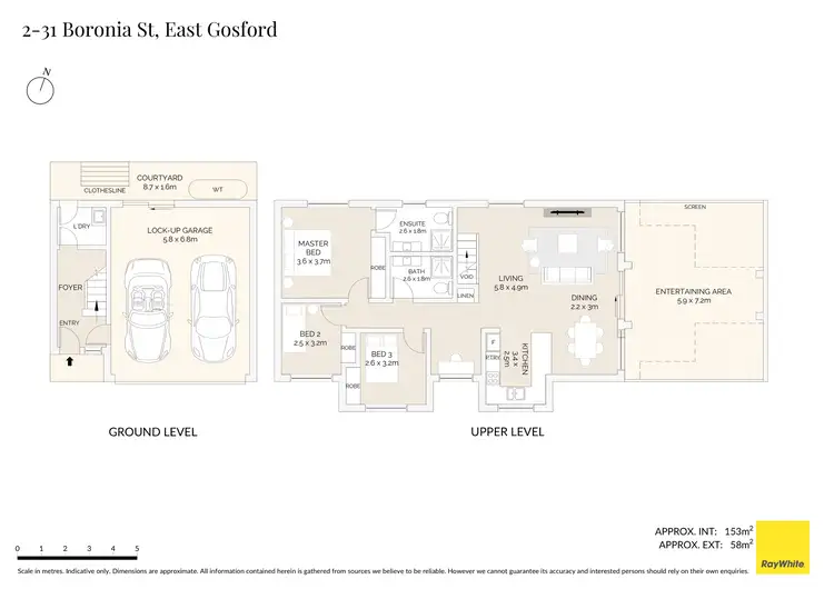 Floorplan of Homely townhouse listing, 2/31 Boronia Street, East Gosford NSW 2250