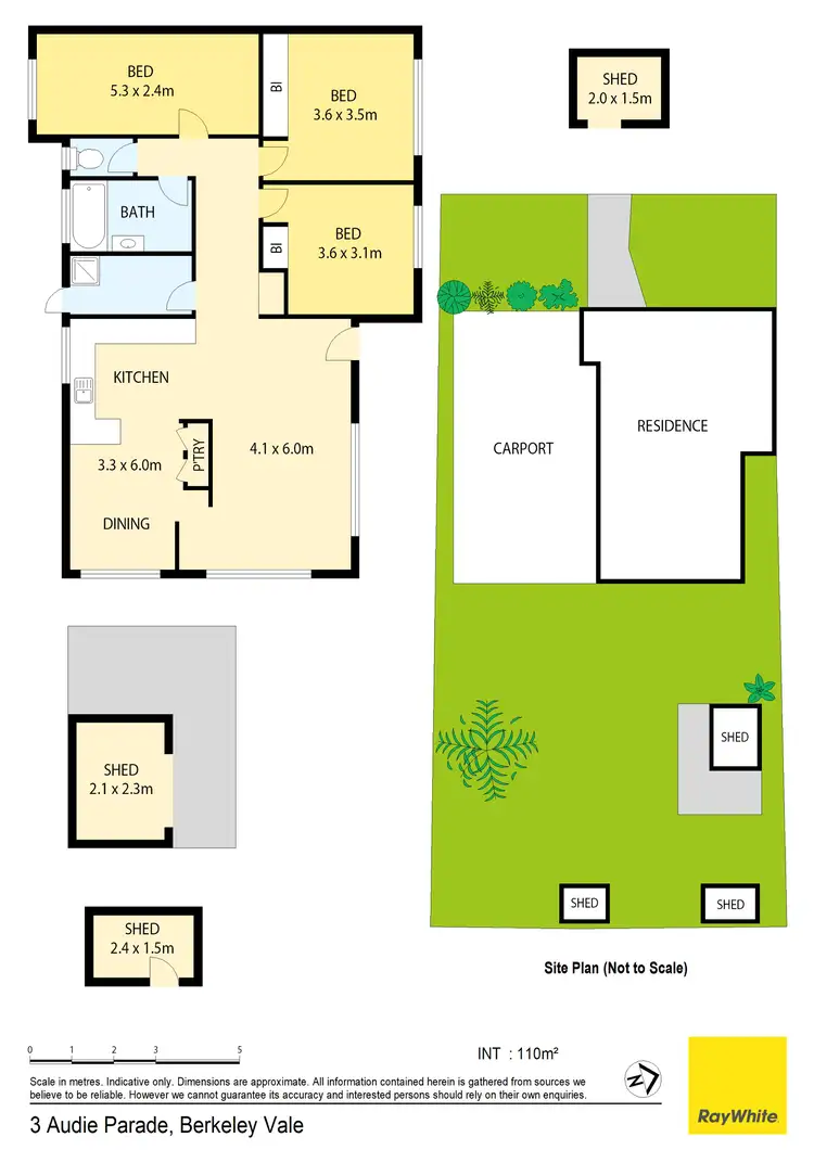 Floorplan of Homely house listing, 3 Audie Parade, Berkeley Vale NSW 2261