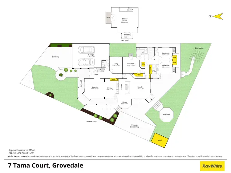 Floorplan of Homely house listing, 7 Tama Court, Grovedale VIC 3216