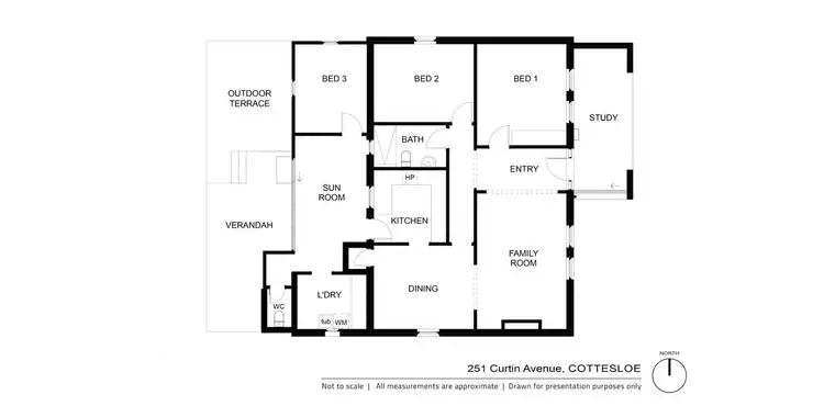 Floorplan of Homely house listing, 251 Curtin Avenue (on Seashell Lane), Cottesloe WA 6011