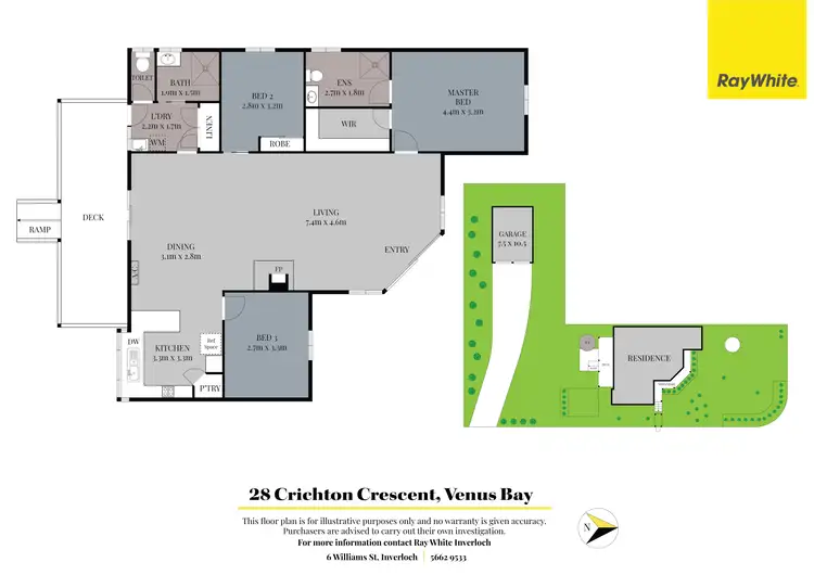 Floorplan of Homely house listing, 28 Crichton Crescent, Venus Bay VIC 3956