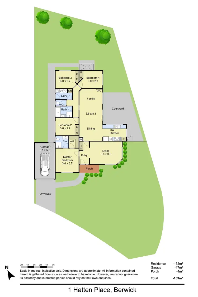 Floorplan of Homely house listing, 1 Hatten Place, Berwick VIC 3806
