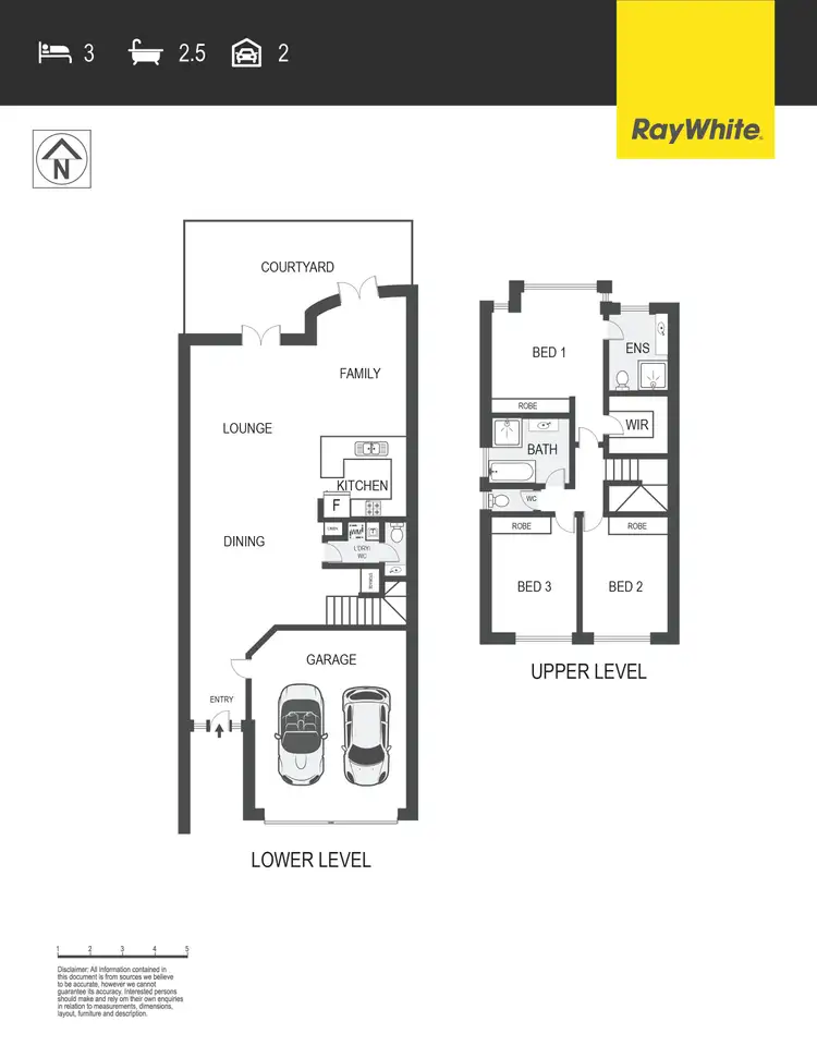 Floorplan of Homely townhouse listing, 146/50 Ellenborough Street, Lyneham ACT 2602