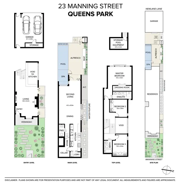 Floorplan of Homely house listing, 23 Manning Street, Queens Park NSW 2022