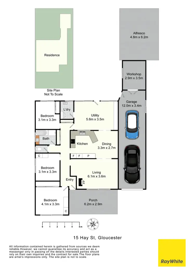 Floorplan of Homely house listing, 15 Hay Street, Gloucester NSW 2422