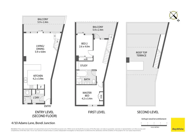 Floorplan of Homely apartment listing, 4/10 Adams Lane, Bondi Junction NSW 2022