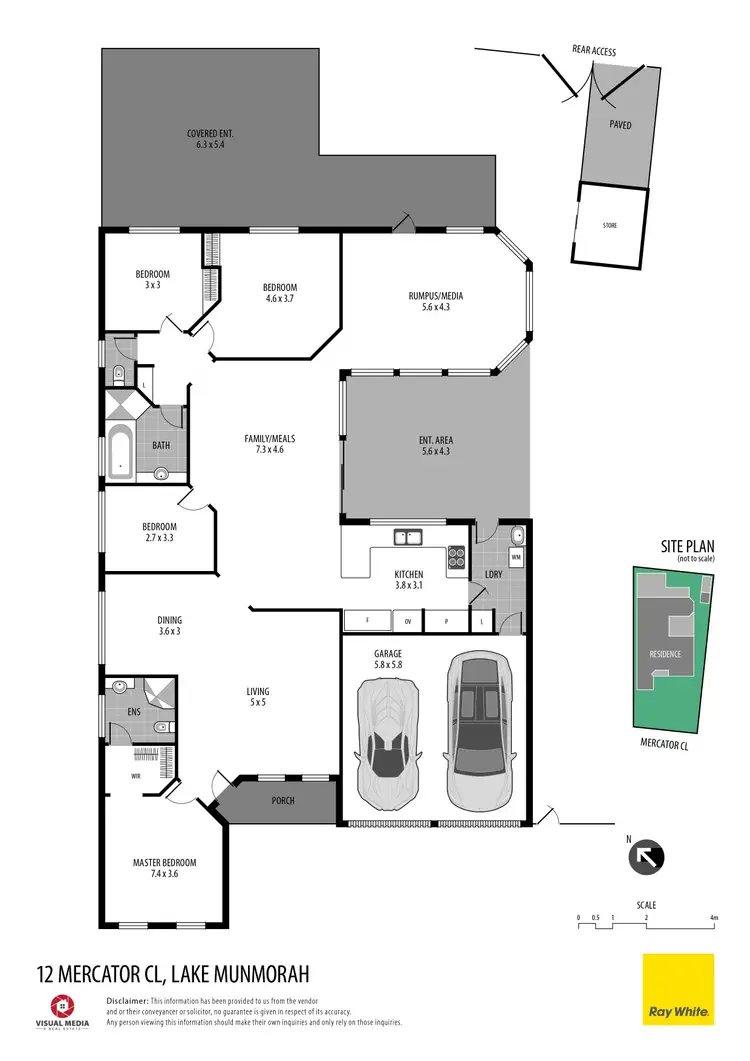 Floorplan of Homely house listing, 12 Mercator Close, Lake Munmorah NSW 2259