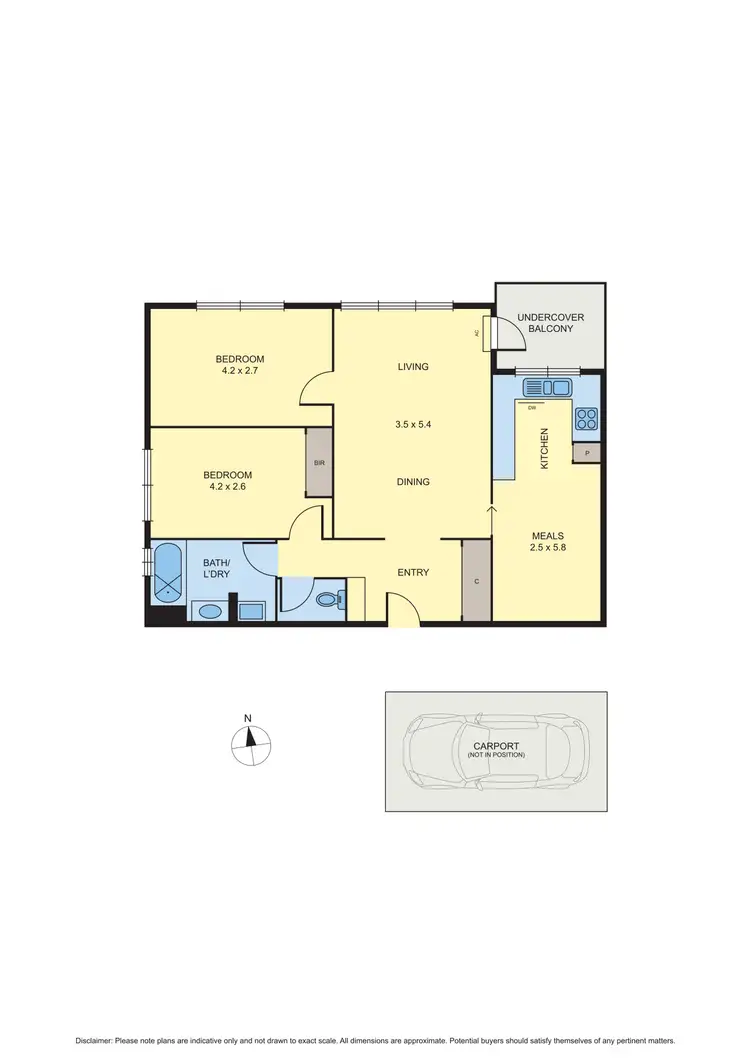 Floorplan of Homely apartment listing, 3/101-103 Glass Street, Essendon VIC 3040