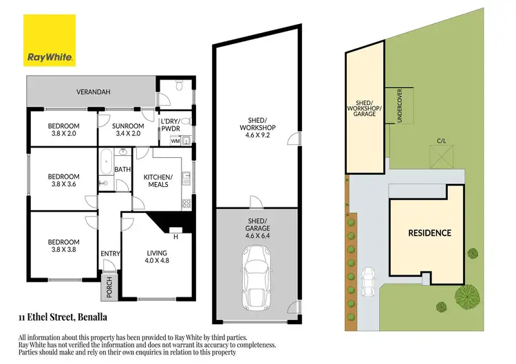 Floorplan of Homely house listing, 11 Ethel Street, Benalla VIC 3672