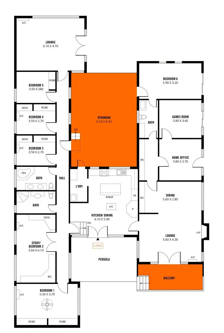 Floorplan of Homely house listing, 5 Bowey Avenue, Salisbury Heights SA 5109