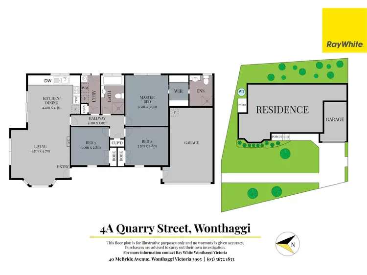 Floorplan of Homely house listing, 4A Quarry Street, Wonthaggi VIC 3995