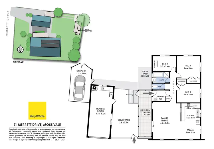 Floorplan of Homely house listing, 31 Merrett Drive, Moss Vale NSW 2577