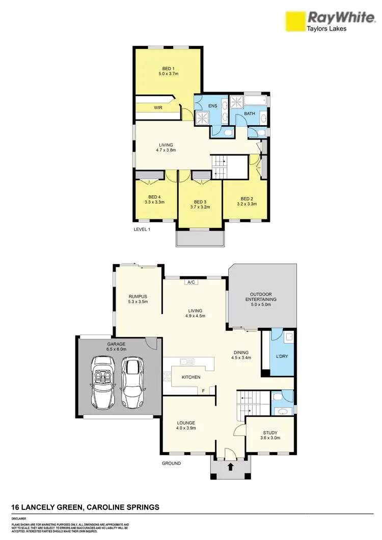 Floorplan of Homely house listing, 16 Lancely Green, Caroline Springs VIC 3023