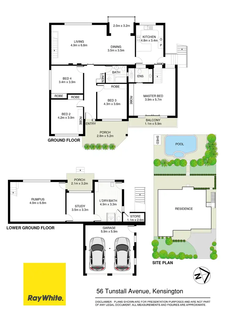 Floorplan of Homely house listing, 56 Tunstall Avenue, Kensington NSW 2033