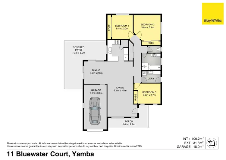 Floorplan of Homely house listing, 11 Blue Water Court, Yamba NSW 2464