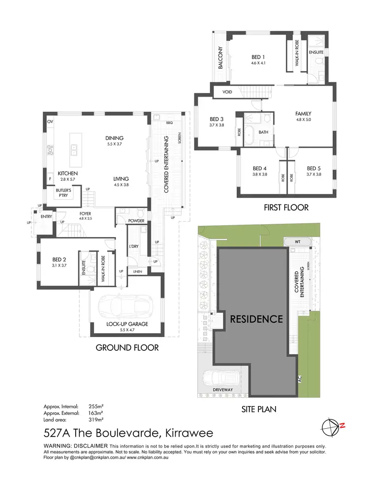 Floorplan of Homely house listing, 527a The Boulevarde, Kirrawee NSW 2232