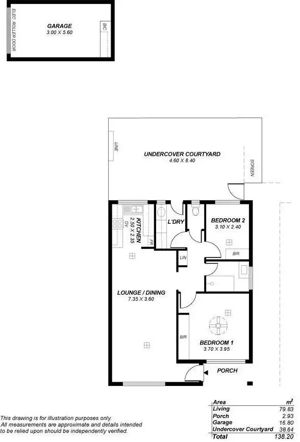 Floorplan of Homely unit listing, 7/10 Robert Avenue, Broadview SA 5083