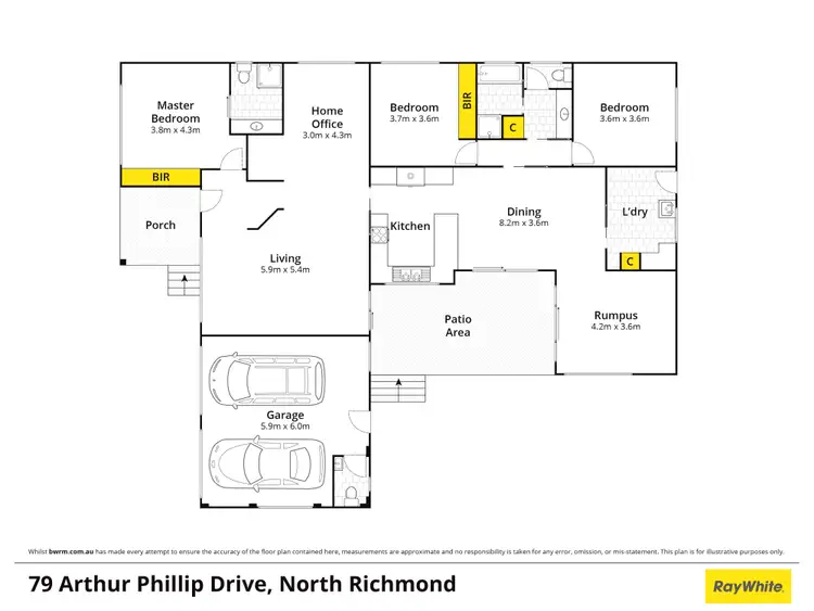 Floorplan of Homely house listing, 79 Arthur Phillip Drive, North Richmond NSW 2754