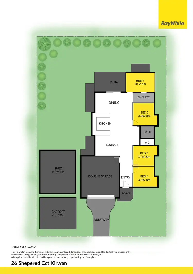 Floorplan of Homely house listing, 26 Sheperd Circuit, Kirwan QLD 4817