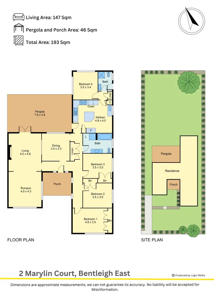 Floorplan of Homely house listing, 2 Marylin Court, Bentleigh East VIC 3165