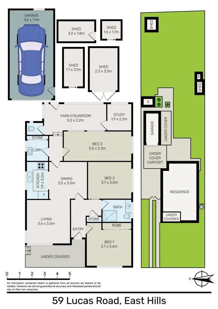 Floorplan of Homely house listing, 59 Lucas Road, East Hills NSW 2213