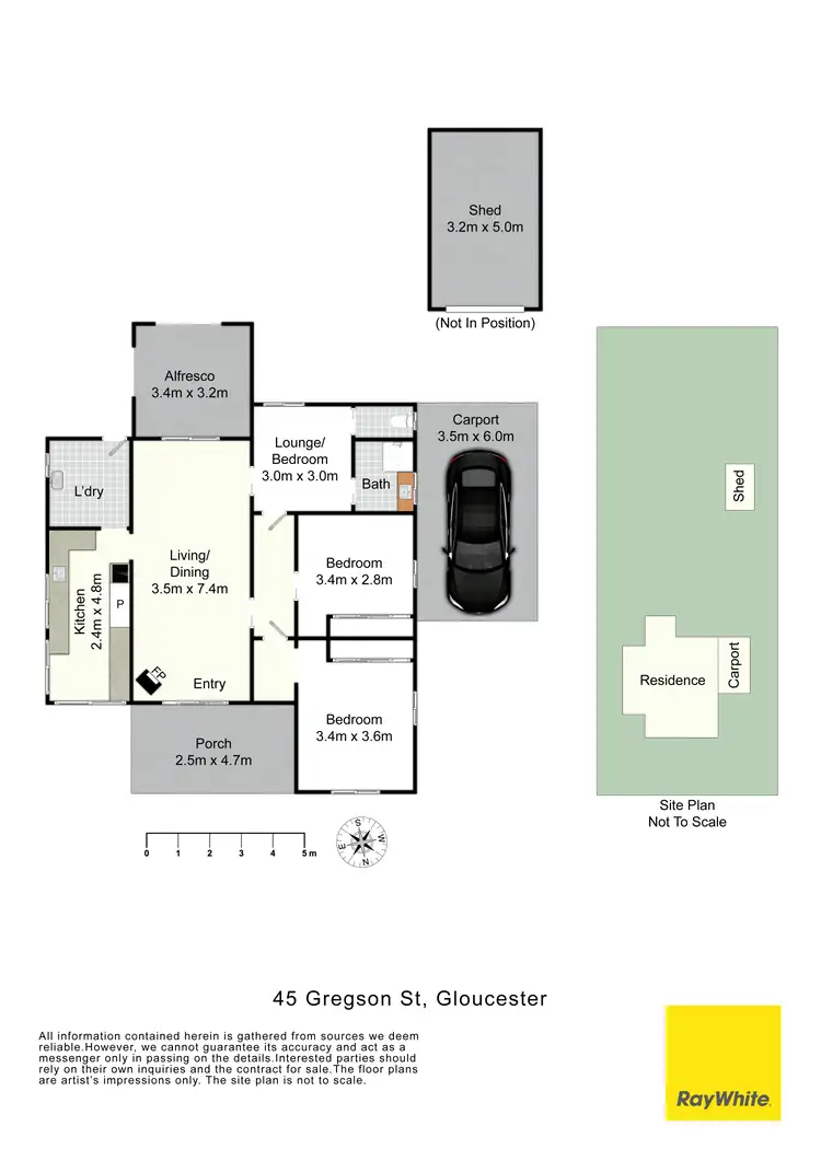 Floorplan of Homely house listing, 45 Gregson Street, Gloucester NSW 2422