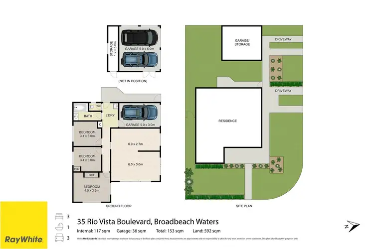 Floorplan of Homely house listing, 35 Rio Vista Boulevard, Broadbeach Waters QLD 4218