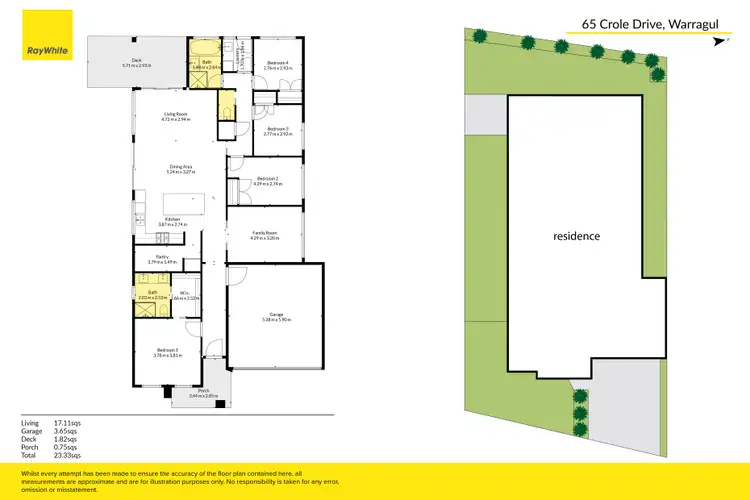 Floorplan of Homely house listing, 65 Crole Drive, Warragul VIC 3820