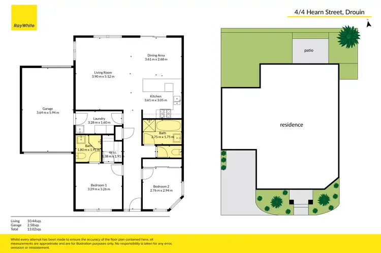 Floorplan of Homely unit listing, 4/4 Hearn Street, Drouin VIC 3818