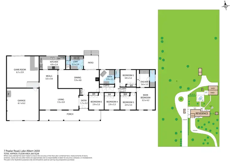 Floorplan of Homely house listing, 7 Poplar Road, Lake Albert NSW 2650