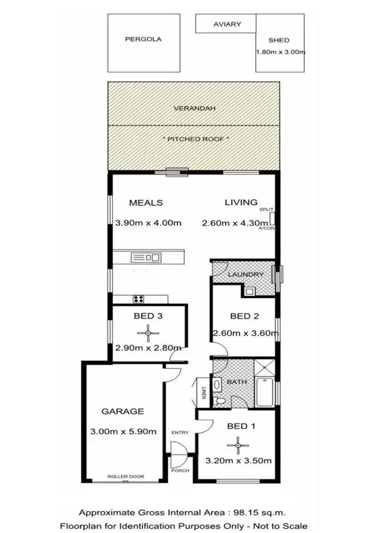 Floorplan of Homely house listing, 25 Hamra Drive, Smithfield SA 5114