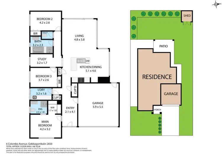Floorplan of Homely house listing, 6 Colombo Avenue, Gobbagombalin NSW 2650