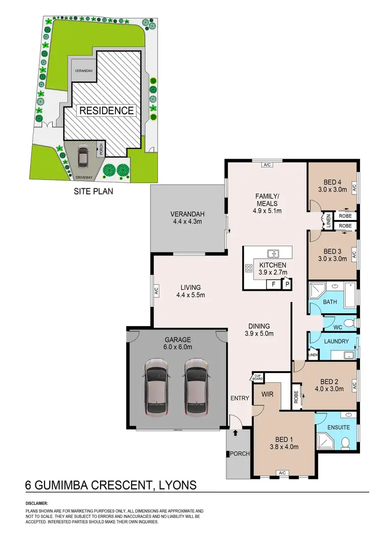 Floorplan of Homely house listing, 6 Gumimba Crescent, Lyons NT 810