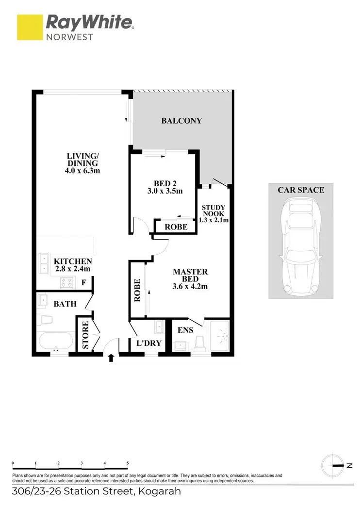 Floorplan of Homely apartment listing, 306/23-26 Station Street, Kogarah NSW 2217