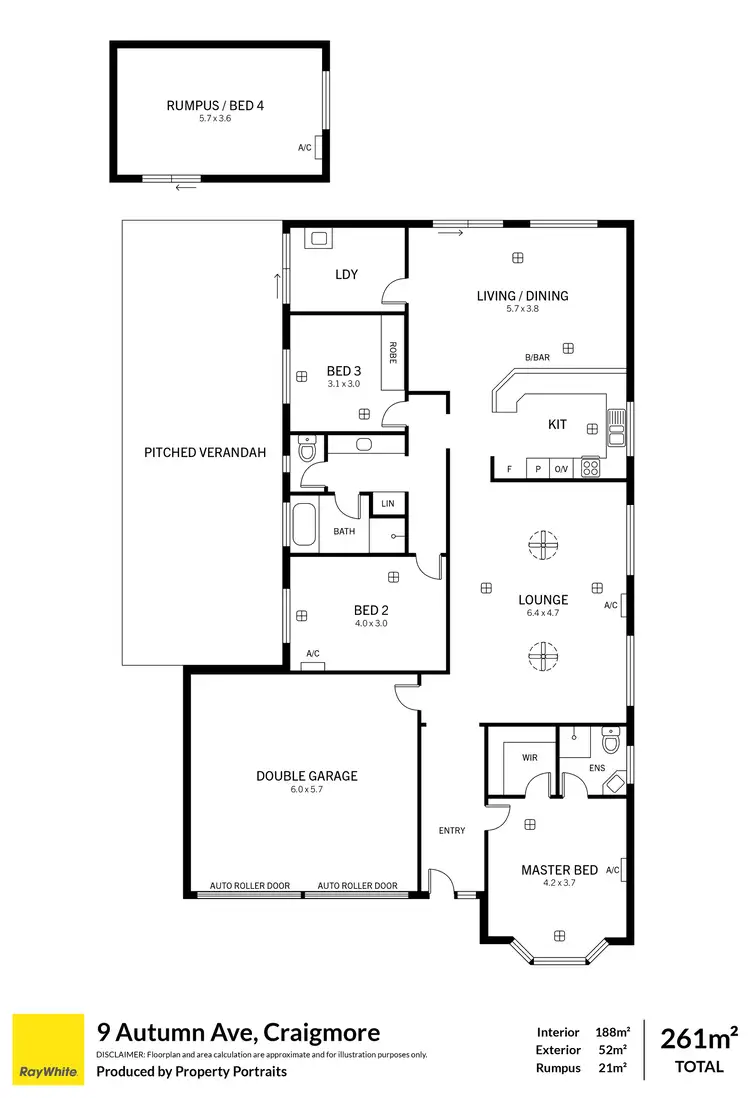 Floorplan of Homely house listing, 9 Autumn Avenue, Craigmore SA 5114