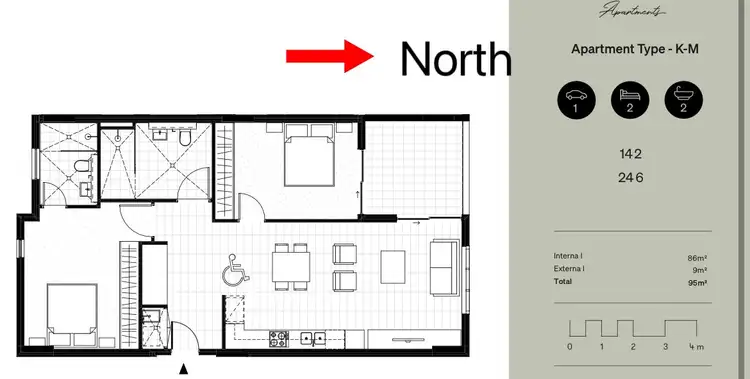 Floorplan of Homely apartment listing, Address available on request