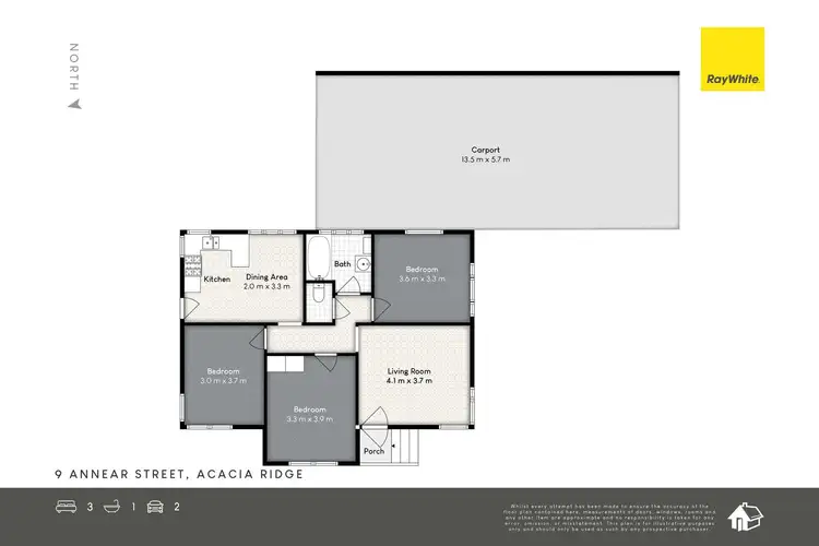 Floorplan of Homely house listing, 9 Annear Street, Acacia Ridge QLD 4110
